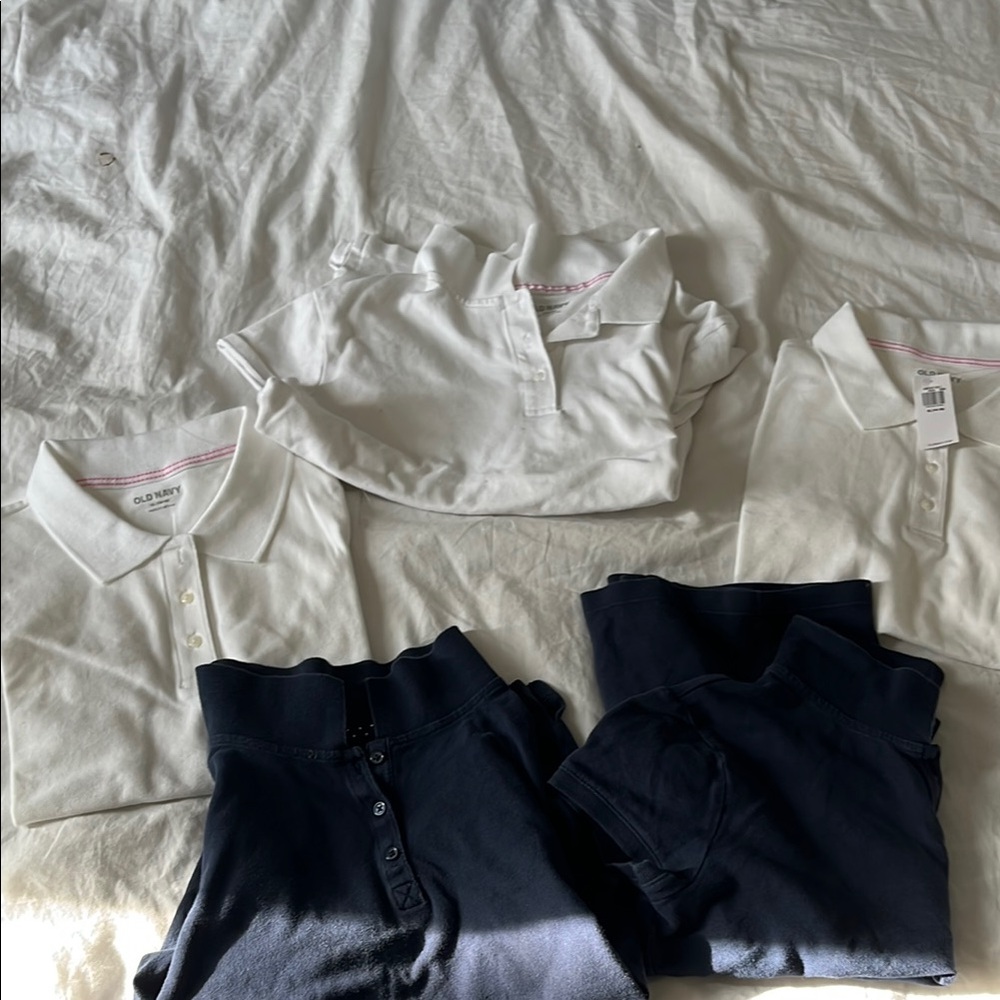Classic White Kids Polo Shirt by Gildan